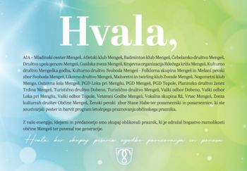 Hvala, ker ste bili del praznovanja občine Mengeš!