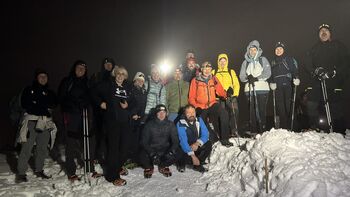 Planinsko društvo Ajdovščina: Nočni pohod na Golake ob polni luni