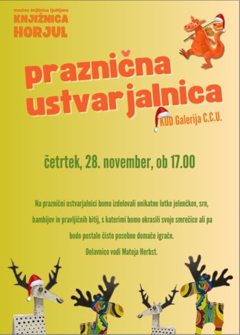 PRAZNIČNA USTVARJALNICA