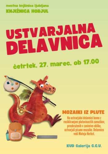 Ustvarjalna delavnica MOZAIKI IZ PLUTE - KUD Galerija C.C.U 