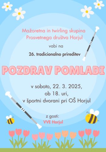 Vabljeni na prireditev Pozdrav pomladi