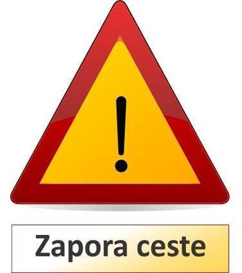 Delna zapora občinske javne poti JP 966231 - Cesta v Kajndol