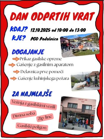 DAN ODPRTIH VRAT - PGD PODOLNICA DAN ODPRTIH VRAT - PGD PODOLNICA