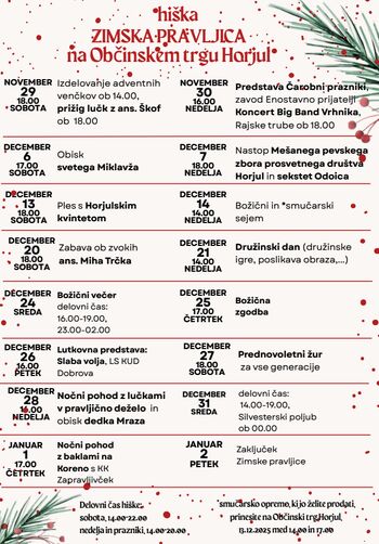 Zimska pravljica na Občinskem trgu Zimska pravljica na Občinskem trgu