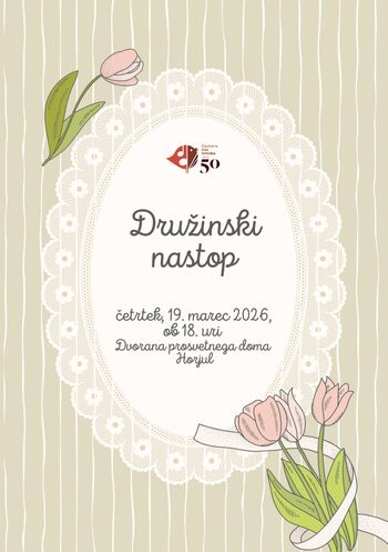 Družinski nastop oddelka Horjul Družinski nastop oddelka Horjul