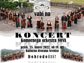 Koncert komornega orkestra NOVA