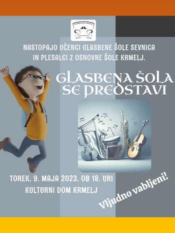Nastop učencev Glasbene šole Sevnica v Krmelju