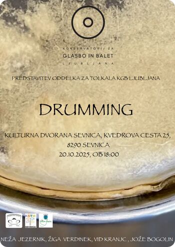 Koncert tolkalcev Konservatorija za glasbo in balet Ljubljana