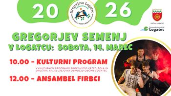 Gregorjev semenj v Logatcu: sobota, 14. 3. 2026 Gregorjev semenj v Logatcu: sobota, 14. 3. 2026