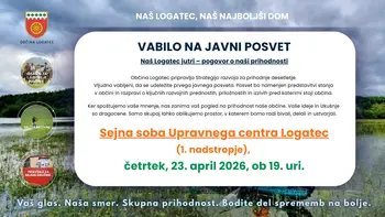 Vabilo na javni posvet Naš Logatec jutri – sprememba lokacije! (sejna soba UPC Logatec)