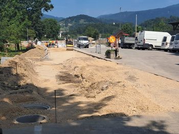 13.6.2025: Gradbena dela pred Zbirnim centrom