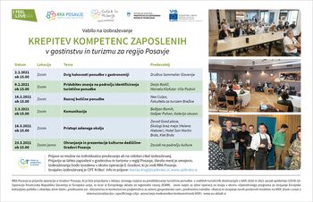 Brezplačna izobraževanja za zaposlene v gostinstvu in turizmu