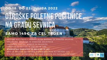 Poletne počitnice na gradu Sevnica