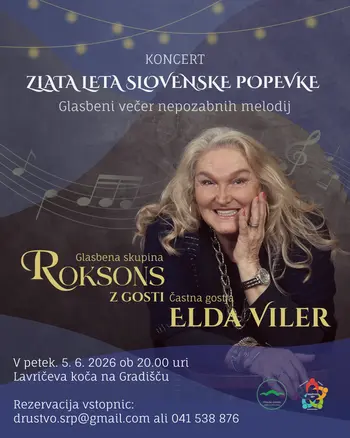 ZLATA LETA SLOVENSKE POPEVKE- koncert pod zvezdami