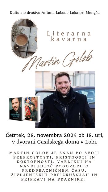 Literarna kavarna z Martinom Golobom