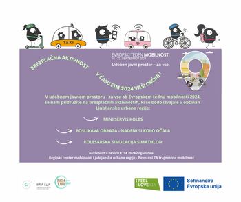 Brezplačne aktivnosti ob Evropskem tednu mobilnosti 2024 v tvoji občini!