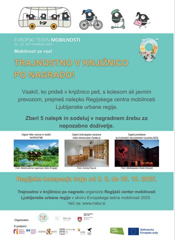 Na dan brez avtomobila "Trajnostno v knjižnico po nagrado!""