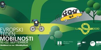 "Trajnostno v POP-UP knjižnico po nagrado!" - Festival trajnostne mobilnosti v Ljubljani