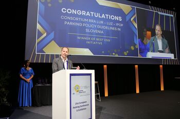 Slovenske smernice za parkiranje nagrajene s »parkirnim oskarjem«