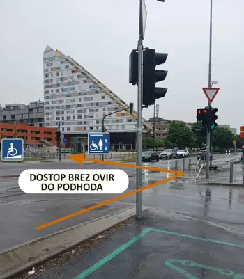 Na postaji Železniška postaja Ljubljana spremenjen dostop na perone tudi za gibalno ovirane osebe