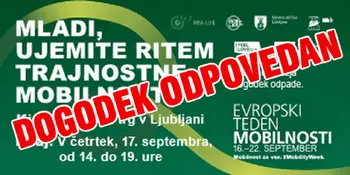 DOGODEK ODPADE - Mladi, ujemite ritem trajnostne mobilnosti!" - 17. 9. 2026, Prešernov trg v Ljubljani