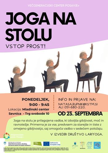 Joga na stolu
