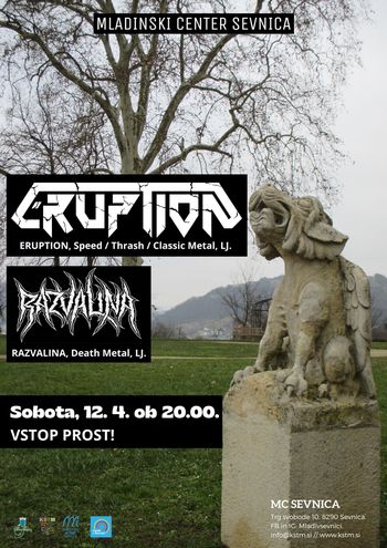 Metal koncert v Mladinskem centru Sevnica