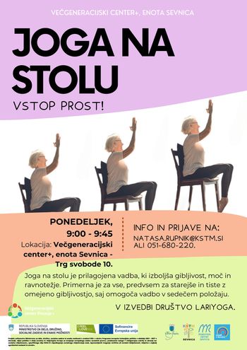 Joga na stolu