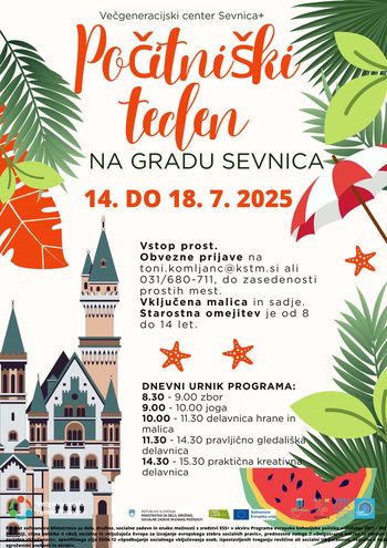 Počitniški teden na Gradu Sevnica