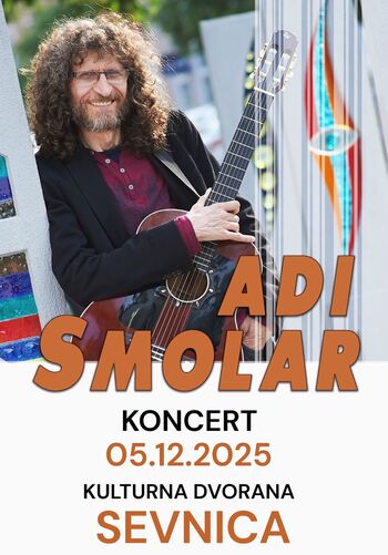 Koncert Adija Smolarja ODPOVEDAN!