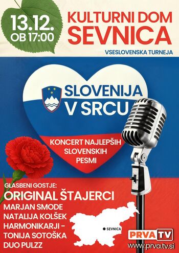 Koncert Prva Tv: Slovenija v srcu