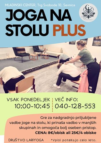 Joga na stolu PLUS