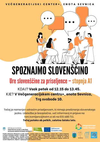 Tečaj slovenskega jezika za priseljence – stopnja A1
