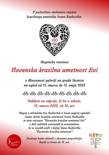 Slovenska krasilna umetnost živi