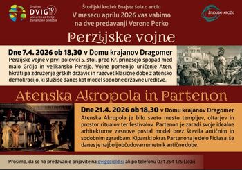 Predavanje dr. Verene Perko: Grki - Atenska Akropola in Partenon