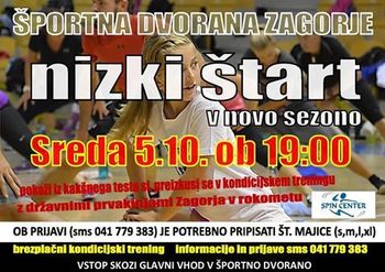 NIZKI ŠTART V NOVO SEZONO