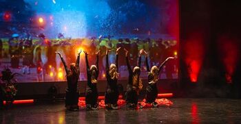 Arabeska v igri Krst pri Savici v izvedbi ŠCNM