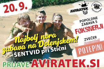 AVIRATEK – dobrodelni tek čez drn in strn z ovirami / Foksnerji, Potepini
