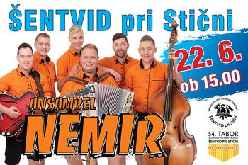 Veselica po Taboru pevskih zborov, s skupino Nemir
