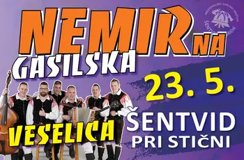 Veselica po Taboru pevskih zborov, s skupino Nemir