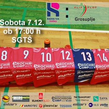 Tekma 1.A ženske DOL med Radol'ca Volley in Grosuplje