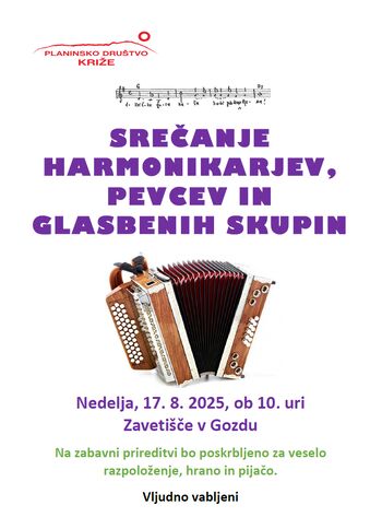 Harmonika v Gozdu