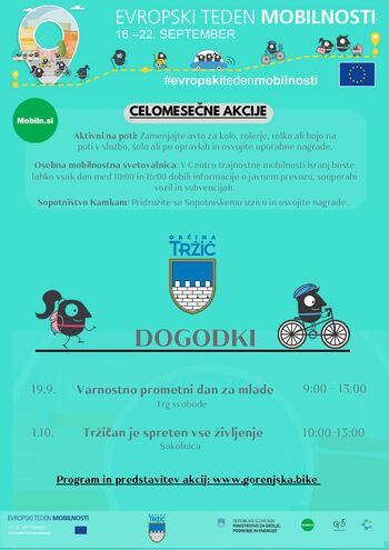 Evropski teden mobilnosti 2025 v Tržiču
