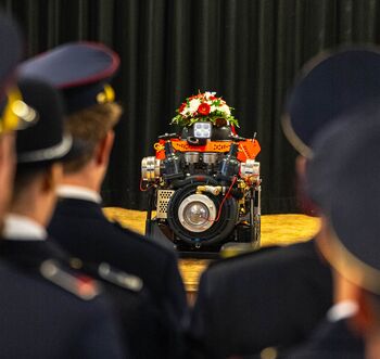 PGD KOVOR slavnostni prevzem nove motorne črpalke, a žal brez tradicionalne gasilske veselice