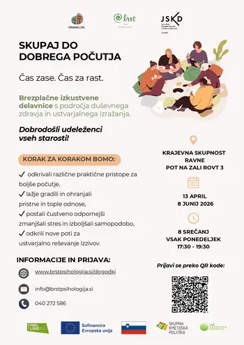 Brezplačna delavnica duševnega zdravja in osebne rasti Brezplačna delavnica duševnega zdravja in osebne rasti
