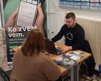 zVEM info točka v Zdravstvenem domu Tržič