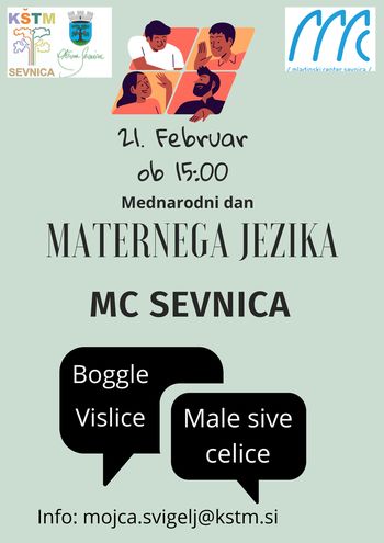 Mednarodni dan maternega jezika v MC Sevnica