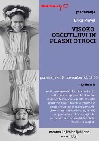 Predavanje Visoko občutljivi in plašni otroci (Erika Plevel)