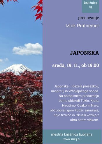 Potopisno predavanje Japonska (Iztok Pratnemer)