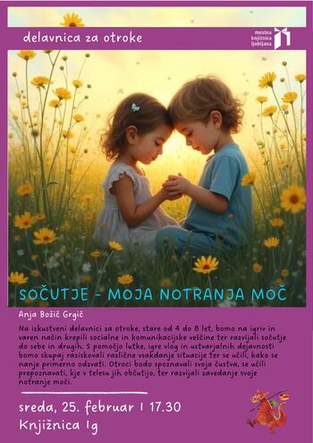 delavnica za otroke Sočutje - moja notranja moč (Anja Božič Grgič)